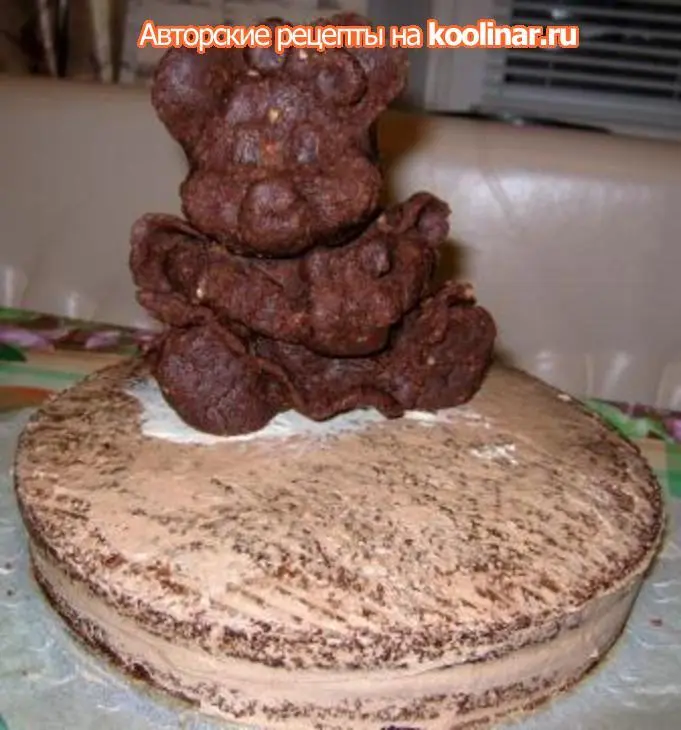 Торт "мишка": шаг 14