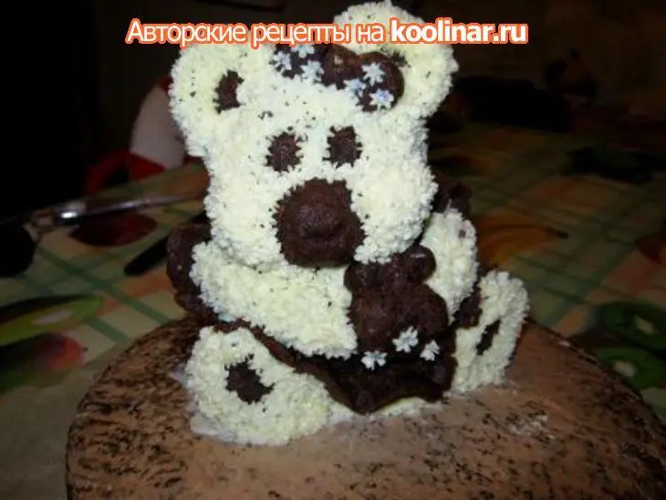 Торт "мишка": шаг 16