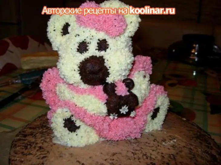 Торт "мишка": шаг 17