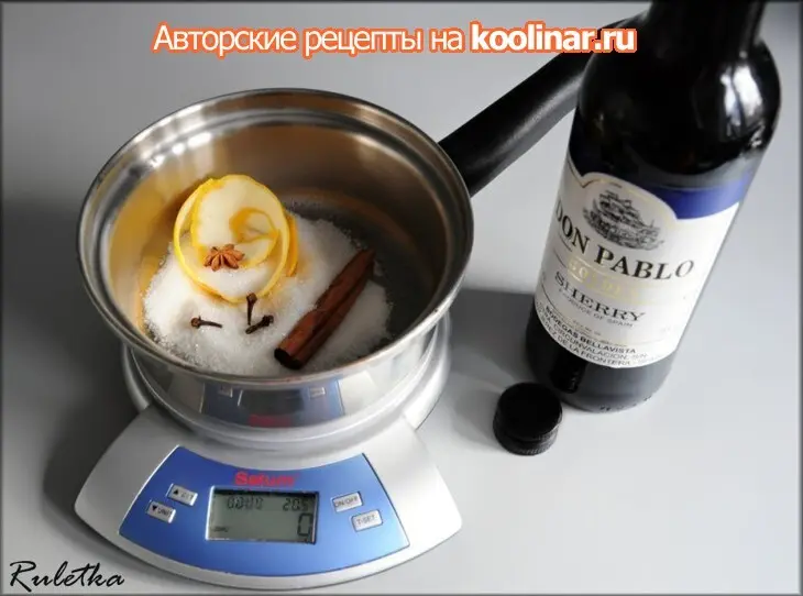 Шоколадно-коньячный мусс с сырным кремом и пряной вишней "зимний вечер".: шаг 11