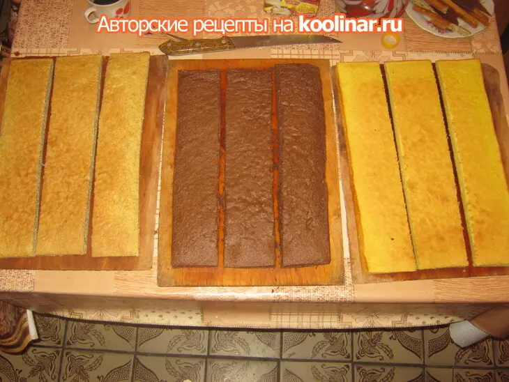 Большой крученый торт: шаг 7
