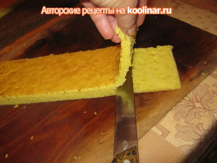 Большой крученый торт: шаг 8