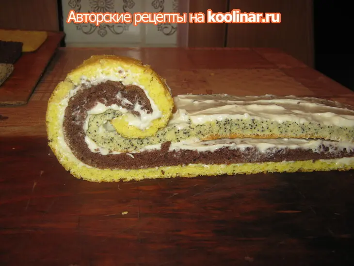 Большой крученый торт: шаг 11