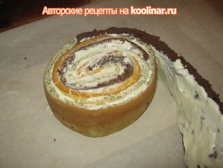 Большой крученый торт: шаг 12