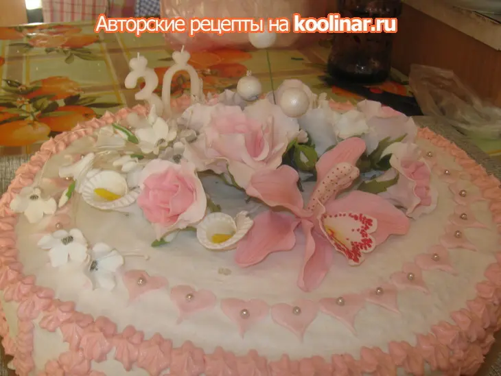 Большой крученый торт: шаг 14