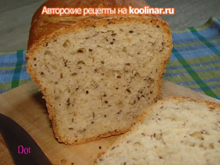 Хлеб с  коричневым кунжутом. мой первый хлеб!: шаг 4