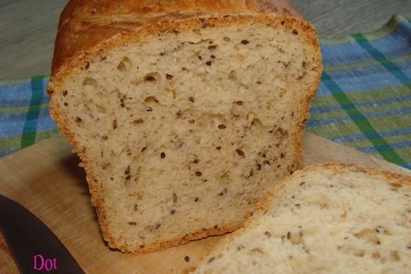 Хлеб с  коричневым кунжутом. мой первый хлеб!: шаг 4