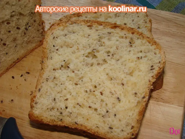 Хлеб с  коричневым кунжутом. мой первый хлеб!: шаг 5