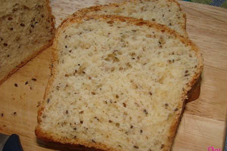Хлеб с  коричневым кунжутом. мой первый хлеб!: шаг 5