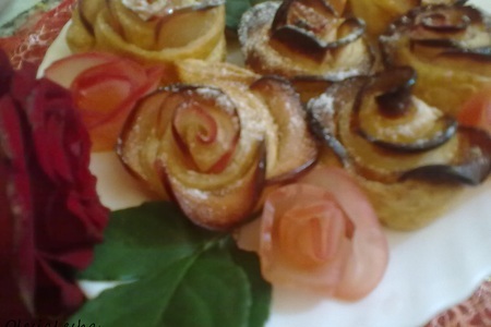 Яблочные розы..."для милых дам"))): шаг 9