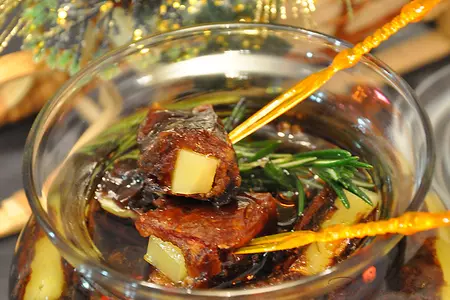 Маринованные финики, фаршированные сыром (отличная закуска к вину для праздничного стола): шаг 2