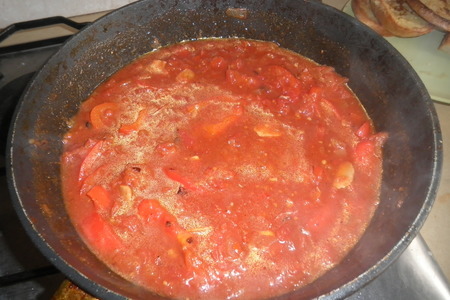 Паста с мясом , томатным соусом и песто для наташи: шаг 2