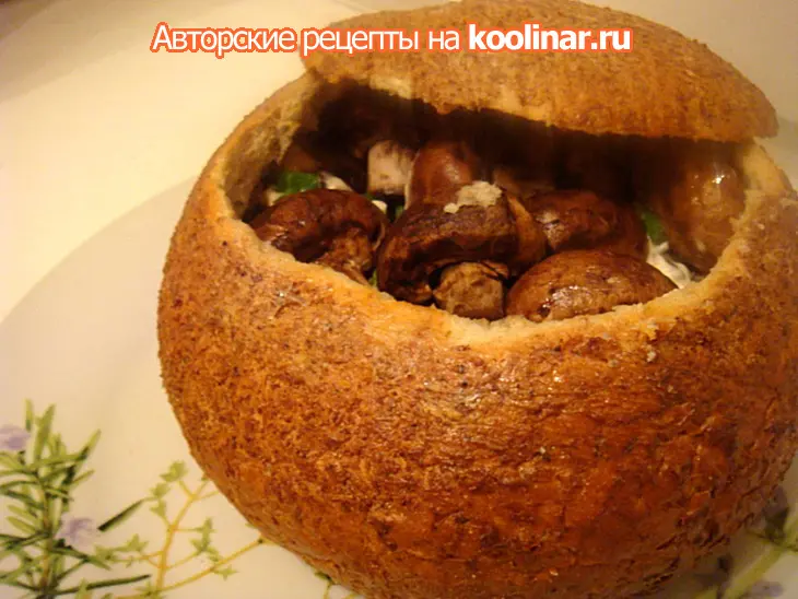 Грибное лукошко: шаг 5