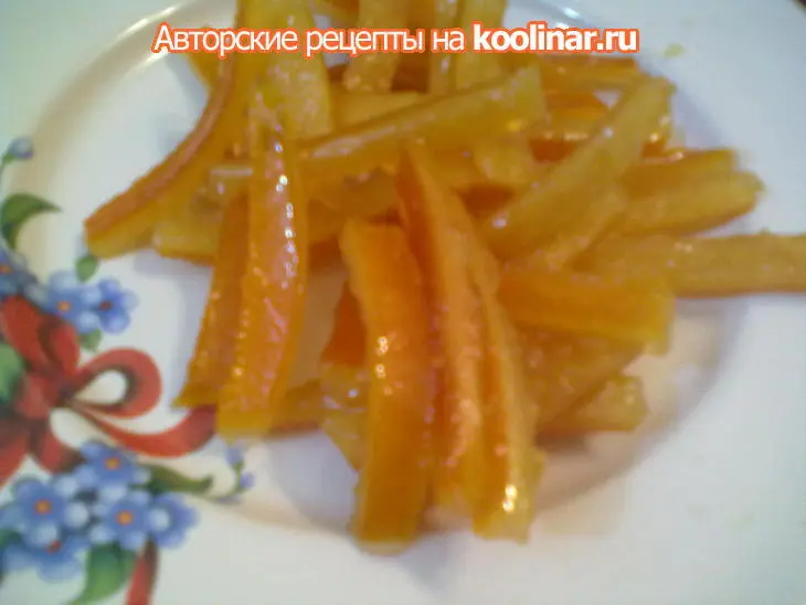 Апельсиновые корочки в шоколаде: шаг 5