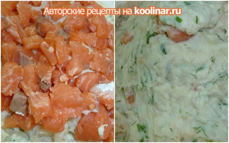 Пестрые рыбно - сливочные котлеты, невероятно нежные: шаг 5