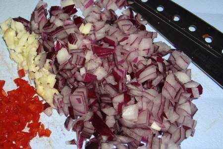 Восточный овощной салат с вкуснейшим арахисовым соусом: шаг 3