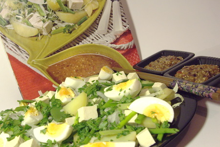 Восточный овощной салат с вкуснейшим арахисовым соусом: шаг 6