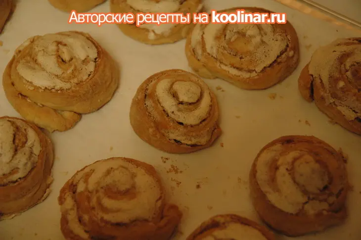 Розочки с корицей для школьной вечеринки: шаг 1