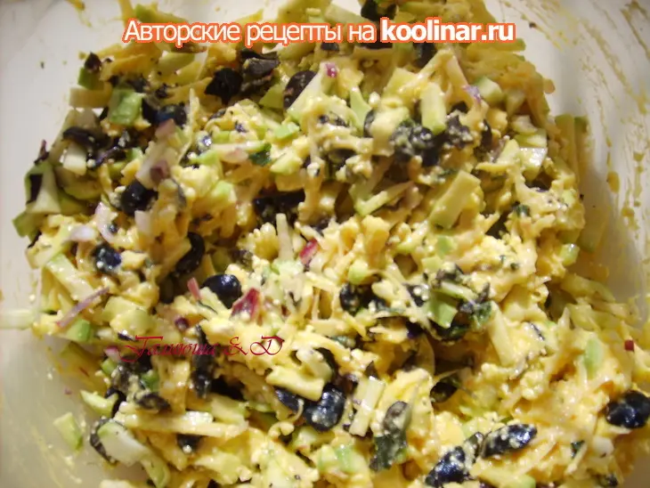 Киш с кабачками и маслинами: шаг 8