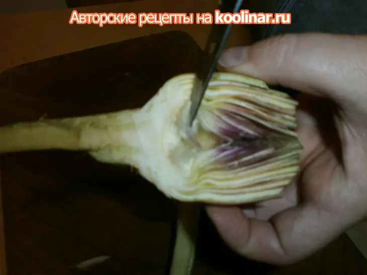 Гарнир из артишоков.: шаг 5