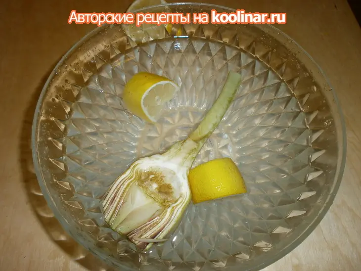Гарнир из артишоков.: шаг 6