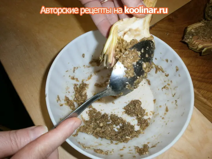 Гарнир из артишоков.: шаг 7