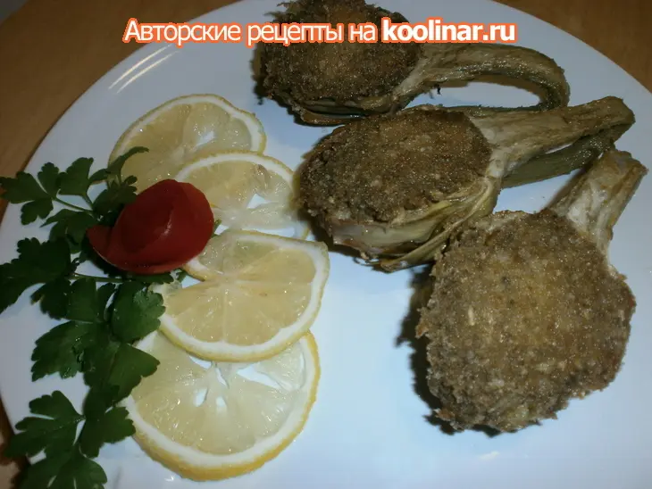 Гарнир из артишоков.: шаг 9