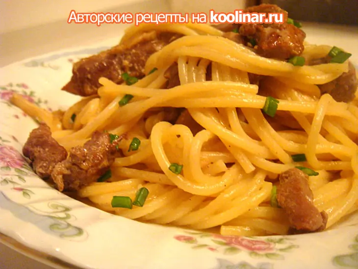 Спагетти с индейкой и простым соусом: шаг 5