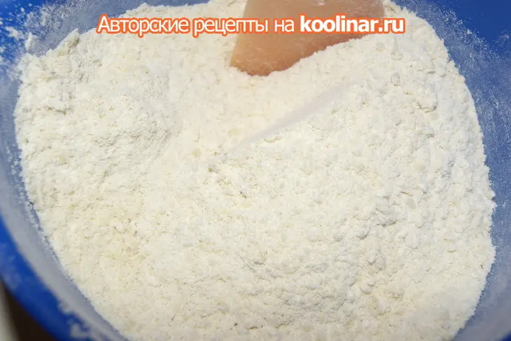 Миндальный кекс с оливковым маслом .: шаг 1