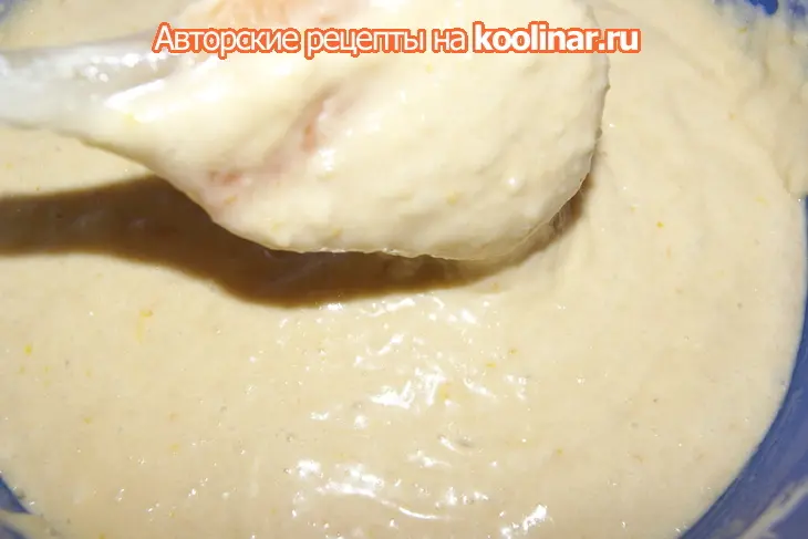 Миндальный кекс с оливковым маслом .: шаг 3