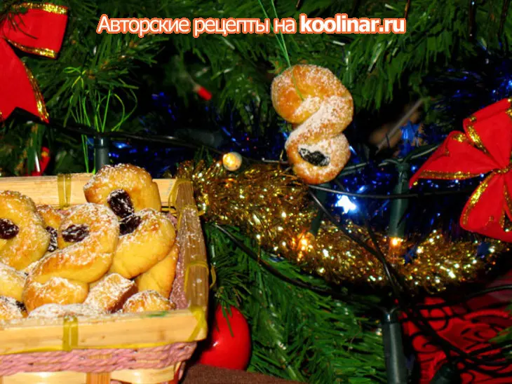 Печенье "шафрановые завитушки": шаг 2