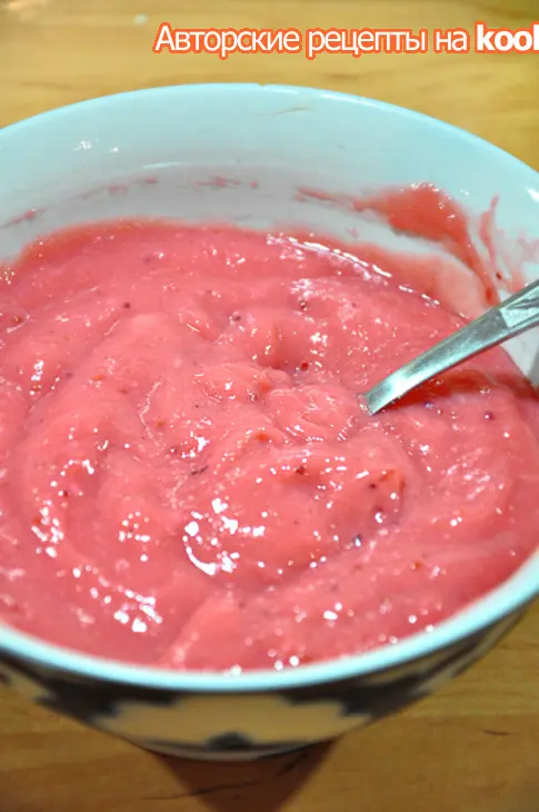 Мороженое пломбир с клюквенным курдом.: шаг 4