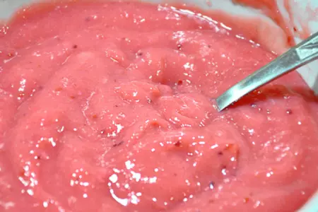 Мороженое пломбир с клюквенным курдом.: шаг 4