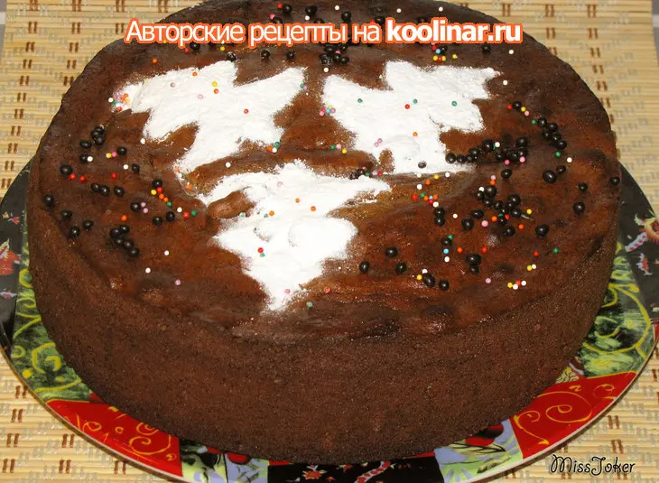 Рождественский пирог с калиновым ароматом: шаг 10