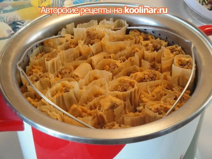 Мексиканские тамалис с курицей: шаг 7