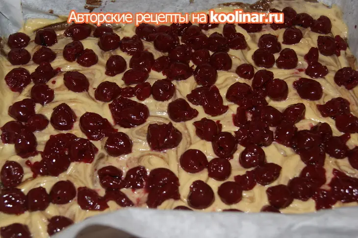 Рождественский вишнёвый пирог: шаг 3