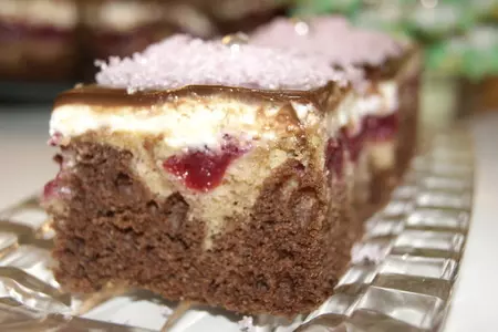 Рождественский вишнёвый пирог: шаг 6