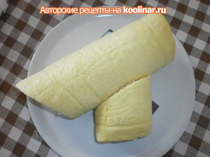Закусочный рулет "рождественское полено": шаг 5