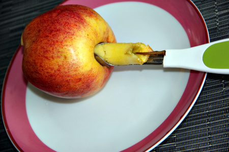 Яблочные кольца закусочные   "соблазн": шаг 1