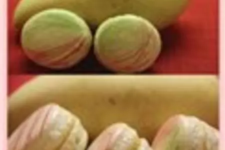 Манговые макаронс: шаг 9