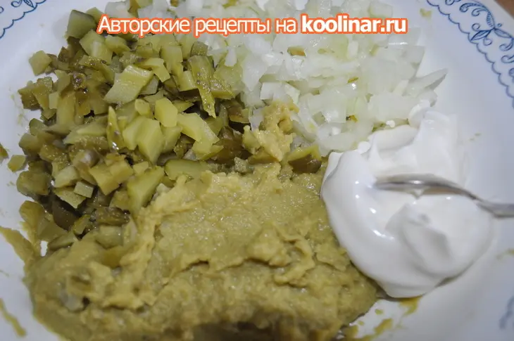 Закуска в стиле "а-ля рус" или советская классика "в новой шубе": шаг 2