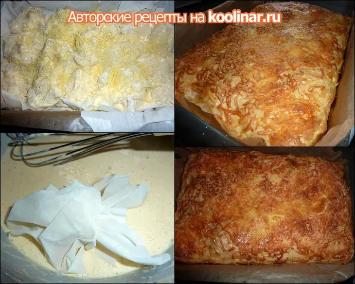 Многослойный пирог из теста фило с картофельным пюре и сыром: шаг 2