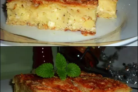 Многослойный пирог из теста фило с картофельным пюре и сыром: шаг 3