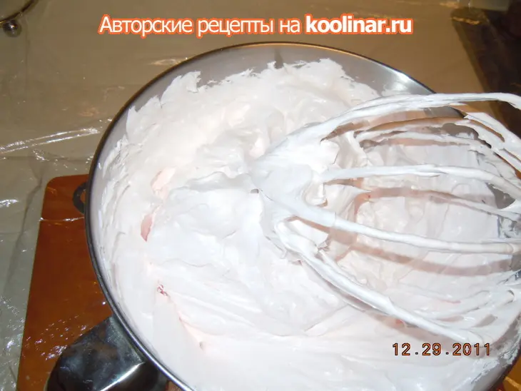 Праздничный зефир самый настоящий. поздравляю  с новым годом!: шаг 2