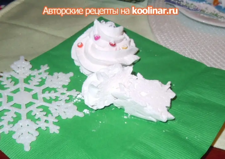 Праздничный зефир самый настоящий. поздравляю  с новым годом!: шаг 7