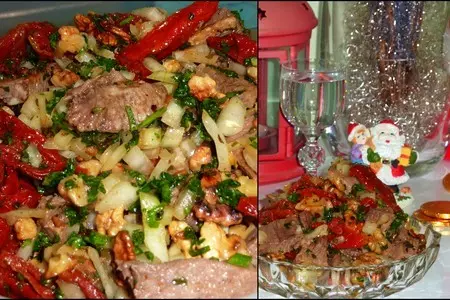 Салат-закуска "язык проглотишь" под водку: шаг 3
