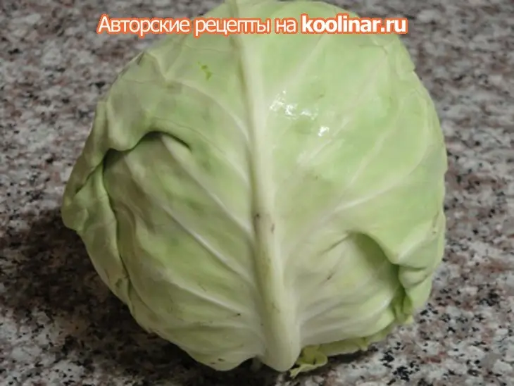 Пхали из капустных листьев: шаг 1