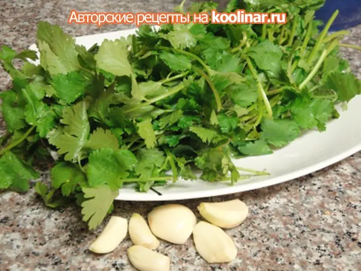 Пхали из капустных листьев: шаг 6