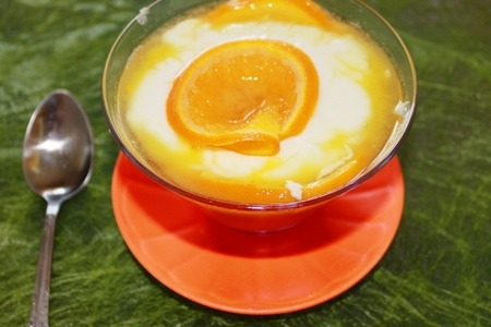 Апельсиновый десерт: шаг 1