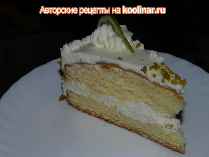 Торт " лимонный": шаг 2